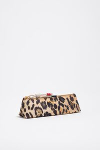 Estuche nylon leopardo natural