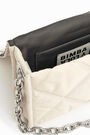 Bolso bandolera M nylon acolchado marfil Bolso bandolera M nylon acolchado marfil