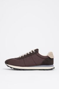 Dark brown 13 18 retro sneaker