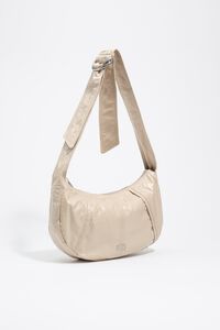 Bolsa Moon mediana brillo greige