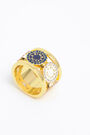 Enamel logo crystals ring Enamel logo crystals ring