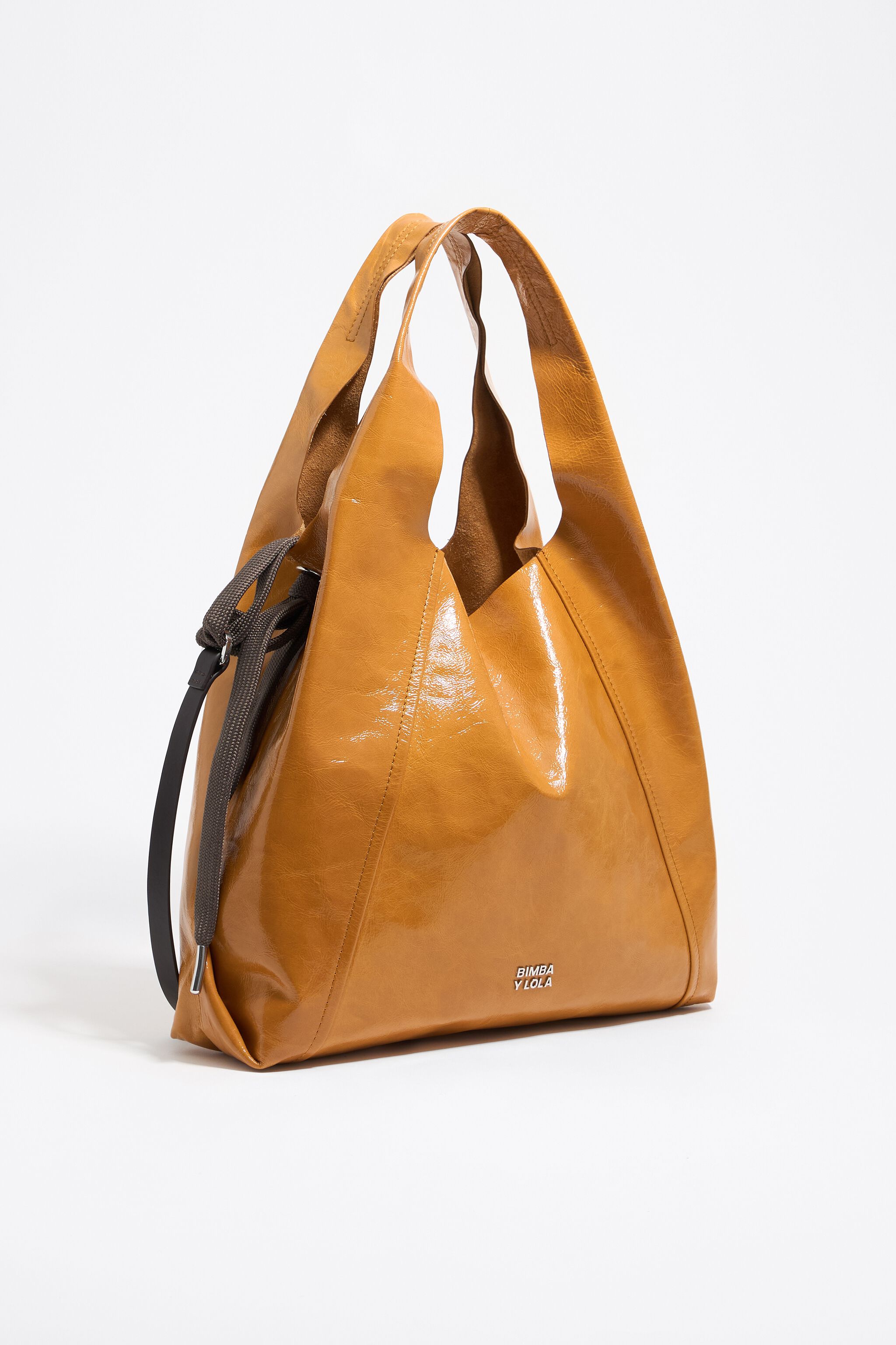 【BIMBA Y LOLA】レザー製マキシトートバッグ Women's bags | BIMBA Y LOLA FW25