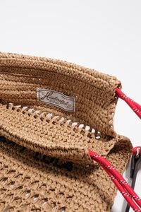 Bolsa de hombro peque&ntilde;o papel natural