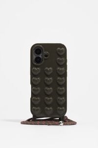 Funda silic&oacute;n iPhone 17 brillo verde oscuro