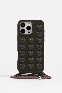 Funda silic&oacute;n iPhone 17 PRO MAX brillo verde oscuro