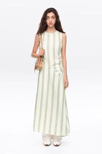 Vestido midi sisas verde
