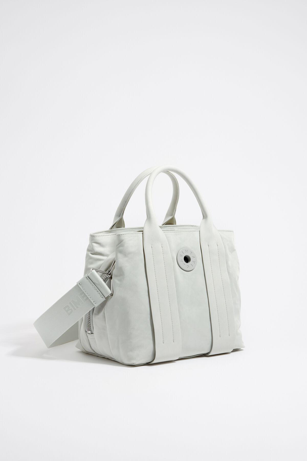 Bimba Y Lola 221BBNY1K.T2025 Small Gray Padded Nylon Crossbody Bag -  ShopperBoard