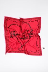 Dije bolsa pa&ntilde;uelo coraz&oacute;n y logo