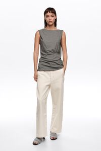 BARREL - Pantal&oacute;n denim crudo