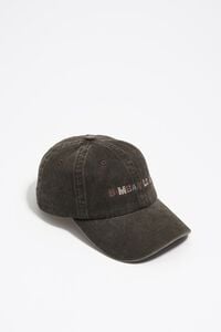 Washed brown cotton cap Washed brown cotton cap