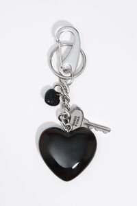 Llavero coraz&oacute;n y llave de metal