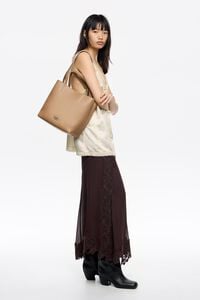 Light brown leather shoulder bag Light brown leather shoulder bag
