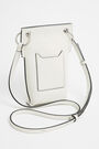 White leather phone minibag White leather phone minibag