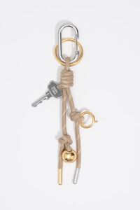 Natural rope key ring