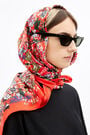Red garden scarf Red garden scarf