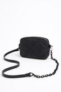 Bolso bandolera S nylon acolchado negro Bolso bandolera S nylon acolchado negro
