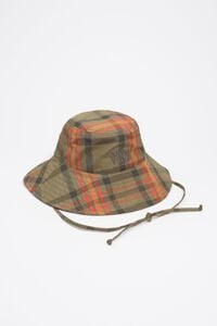 Foldable checked hat