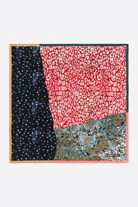 Pa&ntilde;uelo patchwork rojo