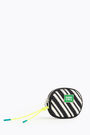 White plaited oval coin purse White plaited oval coin purse