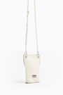 White leather phone minibag White leather phone minibag