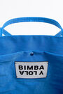 L blue nylon shopper bag L blue nylon shopper bag