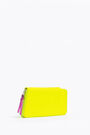 Neon yellow croc book wallet Neon yellow croc book wallet