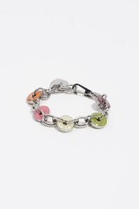 Silver-tone logos bracelet Silver-tone logos bracelet