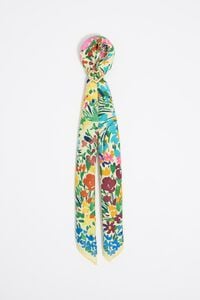 Multicolor floral scarf charm Multicolor floral scarf charm