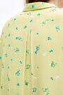 Green Little-Flowers flowing shirt Green Little-Flowers flowing shirt