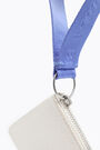 White leather flat make-up case White leather flat make-up case