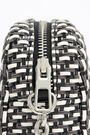XS grey plaited crossbody bag XS grey plaited crossbody bag