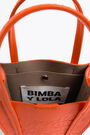 Minibolso tote naranja Minibolso tote naranja