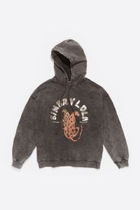 Black hoodie with foil logo