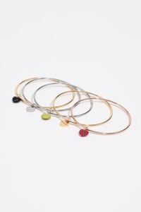Set 5 pulseras corazones logo