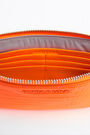 Neon orange croc flat make-up case Neon orange croc flat make-up case