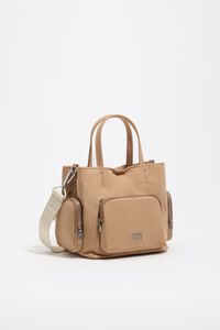 Bolsa bandolera Pocket peque&ntilde;a nylon camel