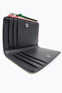 Cartera piel logo negra Cartera piel logo negra