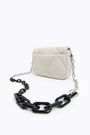 Bolso bandolera XS nylon acolchado piedra Bolso bandolera XS nylon acolchado piedra