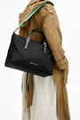 Bolso shopper L nylon negro Bolso shopper L nylon negro