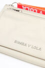 Cartera doble nylon marfil Cartera doble nylon marfil