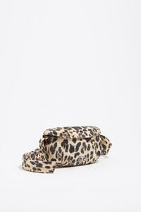 Cangurera nylon pequeña Leopard natural Cangurera nylon pequeña Leopard natural