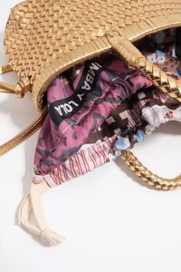 Bolsa Pouch pa&ntilde;uelo caf&eacute;