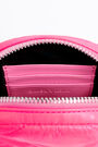 Minibolso acolchado piel fucsia Minibolso acolchado piel fucsia