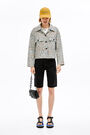 Chaqueta boxy marfil Chaqueta boxy marfil