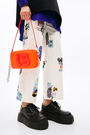 Bolso bandolera S piel mandarina Bolso bandolera S piel mandarina