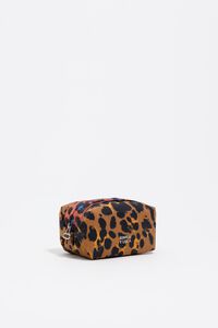Neceser pequeño nylon print leopard teca Neceser pequeño nylon print leopard teca