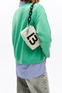 Bolso bandolera XS nylon acolchado piedra Bolso bandolera XS nylon acolchado piedra
