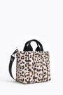 Bolso shopper S nylon acolchado Animal print Bolso shopper S nylon acolchado Animal print