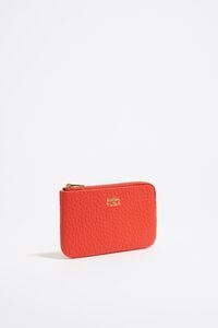 Monedero piel coral