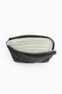 S black nylon curved coin purse S black nylon curved coin purse